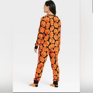 Hyde & Eek Women's Size L 2 piece Halloween Pajama Set Jack lantern Pumpkin